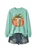 Libro de Calabaza Borde Dorado Comercio Electrónico Transfronterizo Amazon Mayorista Para Mujer Holgado Versátil Tallas Grandes Moda Casual Sudadera con Capucha