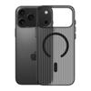 Adequado para Capa de Celular Iphone18Promax, Capa Magnética com Grade Corrugada para Apple 17Pro Ice Fog 16 Capa Protetora