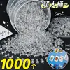 1000 Piezas de Clavos Transparentes en Forma de I, Pines Hechos a Mano de Acero Inoxidable, Clavos, Clavos para Arte en Tablero de Corcho
