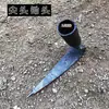 Herramientas para Deshierbar, Azadas Pequeñas para Remover la Tierra, Herramientas de Excavación, Azadas de Jardín con Mangos de Madera, Rastrillos para Plantar Verduras, Azadas Pequeñas para Remover la Tierra, Herramientas para Afilar Brotes de Bambú, Herramientas de Jardinería