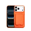 Capa de Celular com Porta-Cartão Magnético Magsafe com Logo Adequada para Apple iPhone 17 Capa de Celular em Couro Fábrica de Comércio Exterior