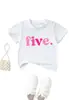 Amazon eBay tienda independiente casual cómoda versátil Cinco ropa para niños cuello redondo manga corta camiseta capa base comercio exterior en stock