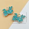 Una variedad de accesorios de aleación tipo cloisonné imitación colgante azul quemado accesorios de aleación con borla horquilla antigua para manualidades corona para el cabello