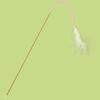 Gato Alambre de Acero Pluma Gato Juguete para Gatos Varilla Larga con Cabeza Reemplazable Gato Auto-Hi Molar Suministros para Gatitos 6