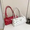 Colección Otoño 2026: Bolso de Mano Elegante y Moderno de Lunares y Bloques de Color, Bolso Tote Pequeño, Bolso Tipo Almohada de Moda y Minimalista, Bolso de Hombro