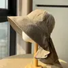 Novo Estilo Chapéu de Proteção Solar para Mulheres, Saída de Primavera e Verão, Meio-Topo para Rabo de Cavalo, Viseira, Chapéu de Pescador, Faz o Rosto Parecer Menor, Versátil e na Moda
