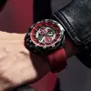 Reloj Marca HONMIN para Hombre Casual al Aire Libre Multifuncional de Cuarzo Luminoso Resistente al Agua con Esfera Grande para Hombre