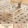 Mueble de TV Estilo Crema Sala de Estar Hogar Apartamento Pequeño De Pie 2025 Nuevo Almacenamiento Gabinete de Almacenamiento Mueble de TV Integrado