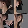 Pendientes de plata de ley 925 para mujer, 2024, nuevos, sencillos, ligeros, de lujo, con diseño de nicho, pendientes de perforación de oreja personalizados de alta calidad.