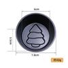 Taza para Pastel con Revestimiento Antiadherente de Acero al Carbono Transfronteriza, Taza para Pudín, Gelatina, Muffin, Molde de Árbol de Navidad y Calabaza, Molde para Tarta de Huevo
