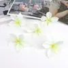 Em estoque atacado flor de jasmim artificial flor de tecido de seda cabeça de flor guirlanda artesanal DIY acessório de grampo de cabelo acessório de adorno flor artificial