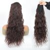 Comércio Exterior Peruca Trança Feminina Ondulação de Água Cabelo Longo Natural Artificial Sintético Onda Grande Rabo de Cavalo Cordão Rabo de Cavalo