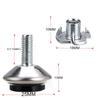 Patas Ajustables Universales M6 para Sofás de Oficina, Mesas, Sillas, Patas de Soporte para Gabinetes, Patas Ajustables Antideslizantes de Acero Inoxidable al por Mayor