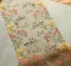 Acessórios de Renda Bordada em Rede de Flores Frescas Tecido de Renda Artesanal DIY Renda Decorativa para Roupa de Boneca
