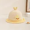 Sombrero Infantil Chenjing Primavera y Otoño Nuevo Estilo Coreano Lindo Animal Niñas Sombrero de Pescador Sombrilla para Exteriores Niños Sombrero de Protección Solar