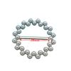 Hebilla de Nudo para Ropa Fija Artefacto Cintura Broche de Perla Metal Perla Hebilla para Prenda Hebilla para Toalla de Seda Aleación Hebilla Decorativa