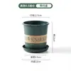Vasos de plástico para flores atacado para varanda, plantas verdes, morango, rosa, vasos de galão extra grandes espessados, vasos de resina para flores