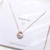 Collar Wanying Jewelry One Wang Qingquan Plata Esterlina S925 Personalidad Creativa Moda Simple Lujo Ligero Nicho Accesorios Personalización