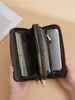 Carteira Impressa de Luxo para Mulheres 2025 Nova Longa de Grande Capacidade Bolsa Clutch com Zíper Duplo e Alça de Pulso para Celular