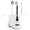 Fábrica de guitarras al por mayor, guitarra acústica de tilo de 38 y 41 pulgadas, guitarra para principiantes, práctica para principiantes, guitarra de madera de piano.