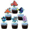 Juego de globos de Buscando a Nemo, suministros decorativos para fiestas de cumpleaños infantiles, globos de látex, globos submarinos