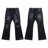 Al por mayor transfronterizo Galería Dept nuevos pantalones vaqueros microcosidos de empalme pintados a mano con costuras de tinta lavada, combinables para hombre