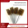 Em estoque tubo de cobre escova de arame hardware furo interno industrial polimento rebarbação aço inoxidável limpeza escova de arame atacado