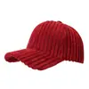 Gorra para Clima Frío de Otoño e Invierno, Gorra de Béisbol de Pana Gruesa de Color Sólido, Unisex Moderna para Exteriores, Resistente al Viento, Cálida, Versátil, con Visera
