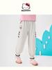 Pantalones Jogger Casuales de Otoño para Niñas 2025 Nuevo Estilo Ropa Infantil con Pequeños Adornos Florales Mayoreo