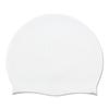 Venta Directa de Fábrica Gorro de Natación Impermeable de Silicona para Adultos, Protección para los Oídos, No Aprieta, Color Sólido, Estilo de Cabeza