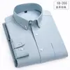 Camisa Oxford de Manga Larga para Hombre de Color Sólido 100% Algodón, Camisa Base Casual Estilo Coreano, Camisa para Hombre 100% Algodón, Venta al por Mayor