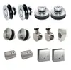 Procesamiento de Accesorios de Ferretería para Rieles Guía Venta al por Mayor de Fábrica Rodillos para Puerta de Cristal Sin Marco de Ducha Acero Inoxidable 304/316