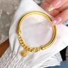 Pulseira de Corrente com Sino de Palácio Antigo, Banhada a Ouro de Areia Vietnamita, Atacado de Herança, Estilo Fresco e Doce para Mulheres, Estilo Popular