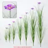 Flor de Gessang Artificial Tallo Único Flor Artificial para Uso en Bodas Planta Artificial Ramo de Hierba Cebolla Ramo de Flores y Hierbas Artificiales
