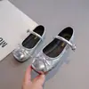Zapatos de piel para niña con lazo, zapatos de princesa, zapatos de ballet para bebé niña primavera y otoño 2026, zapatos de suela blanda para niños, zapatos de corte bajo para niños mayores