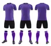 Novo Conjunto de Uniforme de Futebol para Adultos, Uniforme de Equipe para Treinamento de Competição, Camisa de Futebol de Manga Curta Infantil, Tecido Respirável de Secagem Rápida Personalizado
