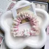 Diadema de Encaje de Mezclilla para Niñas con Cola de Caballo Alta, Elástico Alto y Cuerda para el Cabello Duradera, Goma Elástica, Diadema y Accesorios para el Cabello