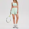 Conjunto Deportivo Casual de Yoga y Fitness de Verano 2026 Nuevo Europeo y Americano Conjunto Versátil de Moda de Camiseta sin Mangas y Shorts para Mujer