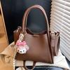 Bolsa de Ombro Casual Simples Moda Feminina Nicho Bolsa Geral Nova Coleção Primavera Verão 2025 Bolsa Saco de Grande Capacidade