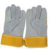 Guantes de protección laboral guantes de cuero de palma dividida guantes industriales de cuero guantes para trabajos de construcción guantes de soldadura largos de palma dividida de dos capas