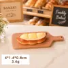 Brinquedo de Comida em Miniatura Simulada Saco de Pão com Água Alcalina Baguete Europeia Creme de Confeitar Acessórios DIY Boneca de Bolo Casa de Bonecas Decoração de Mesa