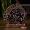 Estatuas de la Madre Buda Propicia Artículos Budistas de Xizang Cobre Hecho a Mano de Nepal Protectores del Dharma de 3 Pulgadas Estatuas de la Madre Buda Propicia