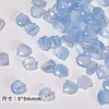 [Tulipa] folhas de pétalas em degradê transparente pulseira de miçangas feita à mão DIY colar corrente para celular acessórios de joia