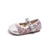 Zapatos de Salón Individuales Estilo Francés Inspirados en Chanel Transfronterizos, Nuevo Modelo 2026, Zapatos Mary Jane con Hebilla de Perla, Zapatos de Princesa de Cuero para Niñas