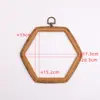 Bastidor de Bordado Imitación Bambú Hecho a Mano Herramienta de Bordado DIY Bastidor de Bordado Redondo Marco de Bordado Imitación Madera Bastidor Imitación Bambú Ajustable