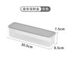Caja de Almacenamiento para Fideos Rectangular de Plástico Caja de Conservación de Alimentos para Refrigerador Caja de Cereales y Fideos para Cocina con Tapa Caja Sellada