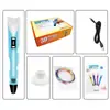 Caneta de Impressão 3D de Segunda Geração Presente para Crianças Produto Quente de E-commerce Transfronteiriço Caneta de Grafite Tridimensional DIY Caneta de Impressão 3D