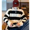 Suéter de Natal Fair Isle para Homens, Estilo Retro Japonês, Marca Trendy Vintage Grossa Roupa Íntima, Malharia de Inverno Atacado