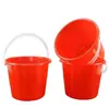 Cubo de Pintura Cubo de Plástico Cubo de Agua Cubo Rojo Pequeño Cubo para Recolectar Bayas Cubo Rojo Pequeño Pintura Artística Cubo para Lavar Pinceles de Pintura Cubo de Agua