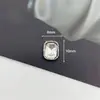 Joyería Casual de Aleación de Diamante con Borde Delgado, Elegante, Accesorios de Corazón Cuadrado Antiguo, Accesorios Versátiles para el Cabello, Funda para Teléfono Móvil, Material para Flor de Zapato